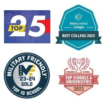Top 25, Best College 2023, Military Friendly, Top Schools and Universities
