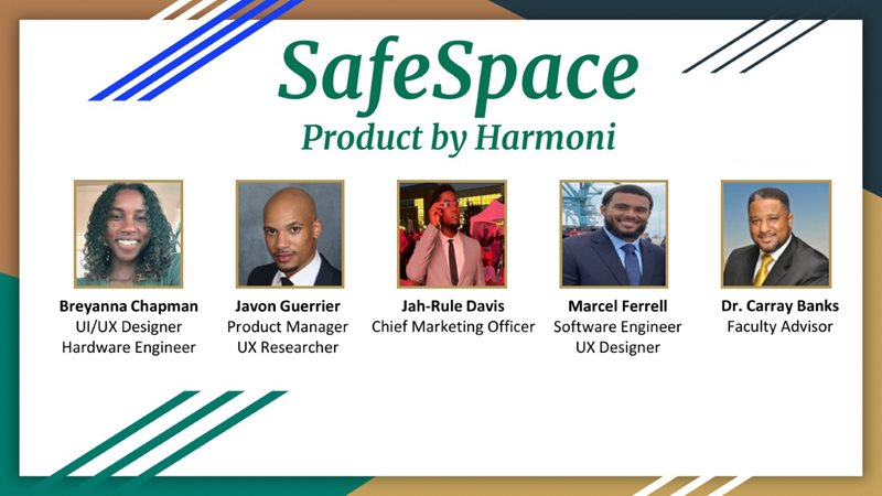 safespace product by harmoni. photo of five people