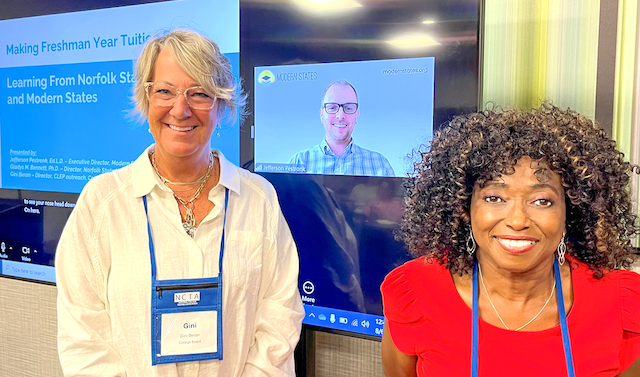 dr bennett at a conference