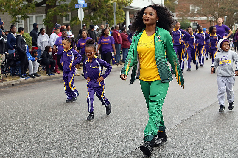 dance dimensions children in the parade