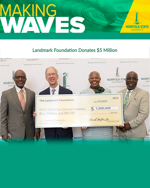 landmark foundation donates 5 million dollars