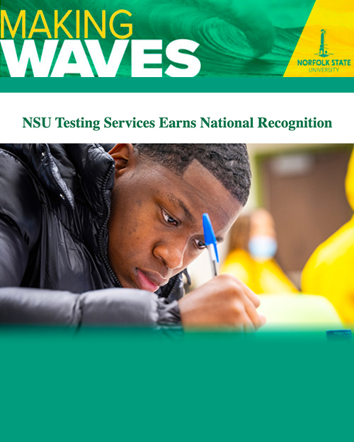 NSU Testing Services Earns National Recognition
