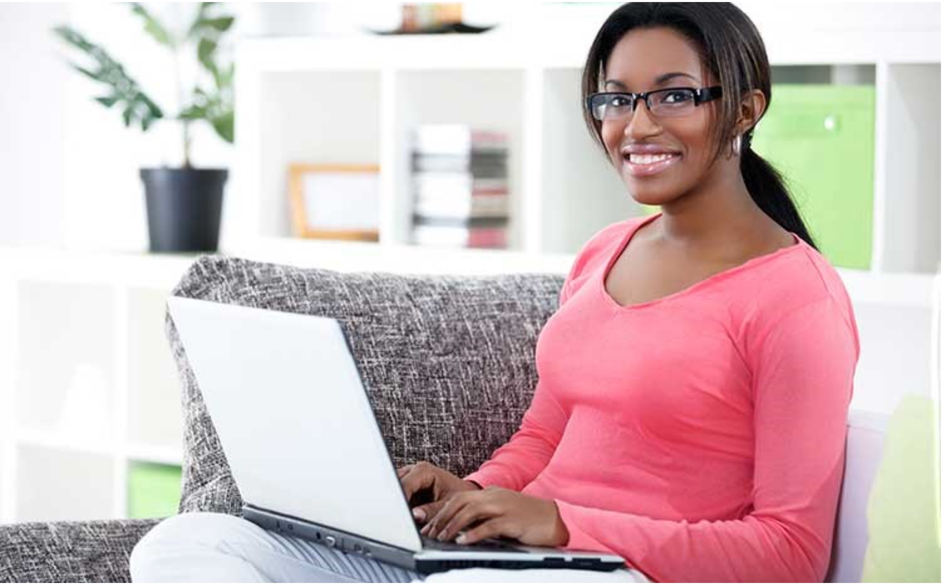 student with laptop