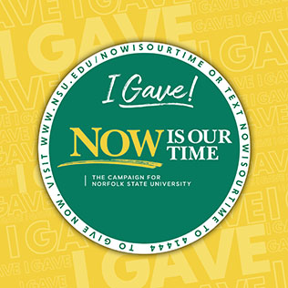 Green Badge on Gold Background
