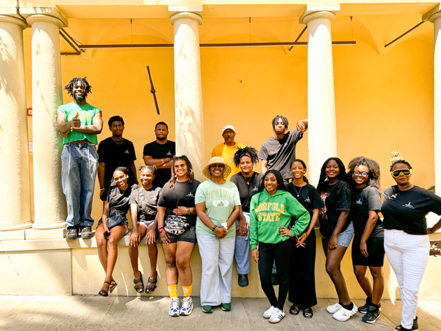 nsu student image to symbolize philathropy and giving efforts