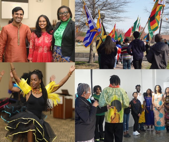 this a a collage of images to represent International Festival Week