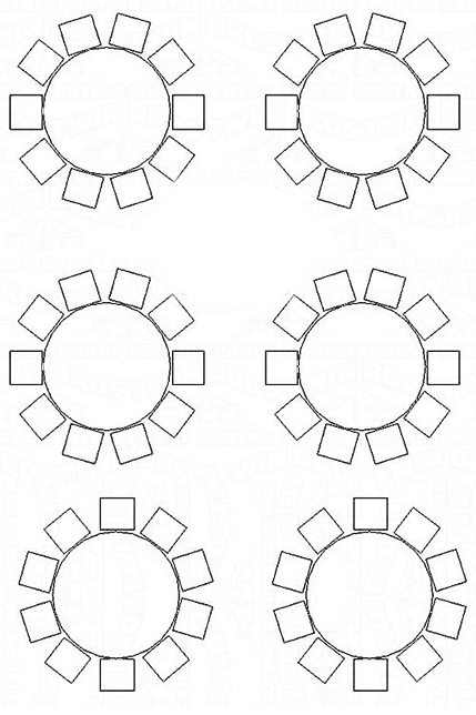 60" Rounds tables