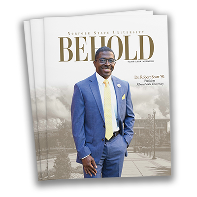 Dr. Robert Scott -  behold magazine cover