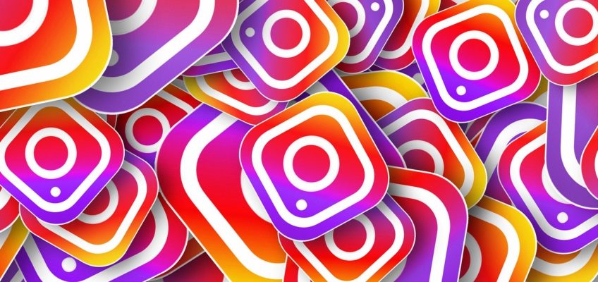 Instagram icons collage