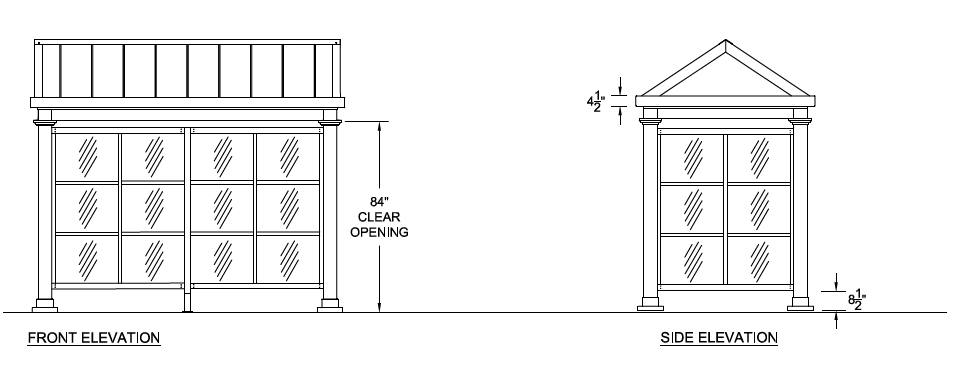 New bus Shelters