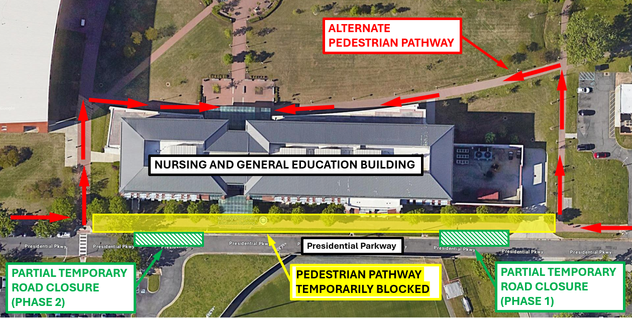 Presidential Parkway and Pathway Closing