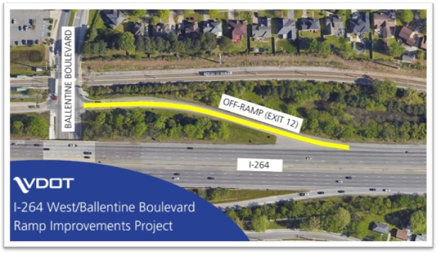 i-264-construction near NSU Campus