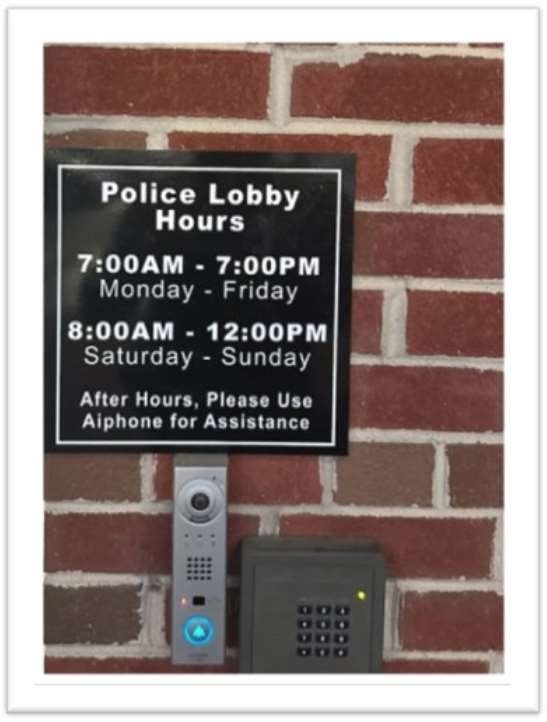 police lobby photo