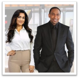 photo of Stephen A. Smith & Molly Qerim