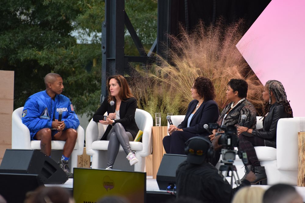 Pharrell and the Panelist