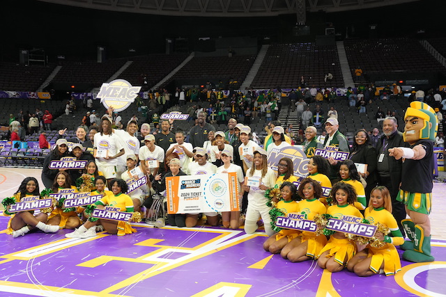 lady spartans win MEAC championship again