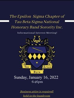 Tau Beta Sigma National Honorary Band Sorority Inc.