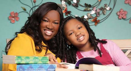 Candi Mundon with her daughter Candis