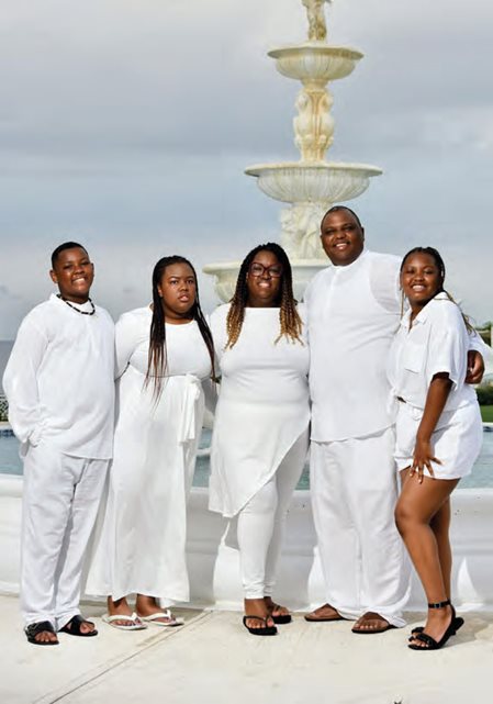 Candi Mundon King with her family