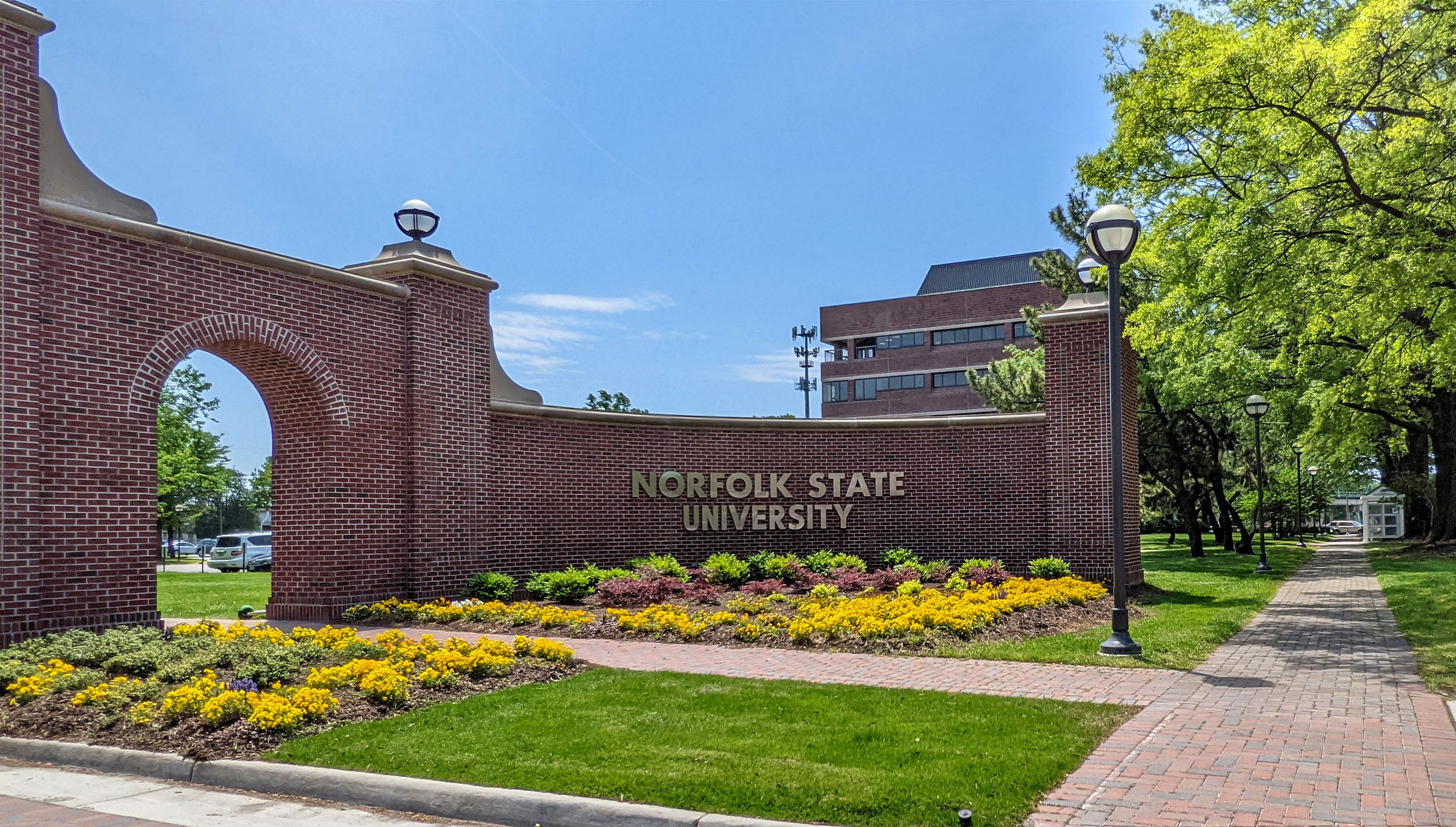 Norfolk State University Main Gate