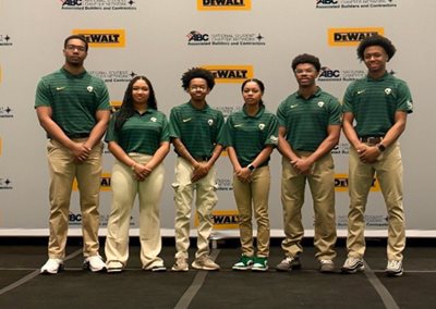 NSU engineering technology students in Las Vegas