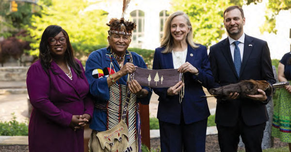 Sec. Candi Mundon King with Gov. Spanberger