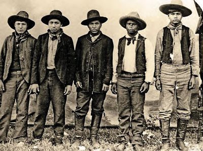 The Rufus Buck gang in 1895. Photo credit: Wikimedia Commons