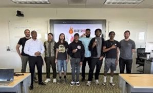 group photo at the hackathon event