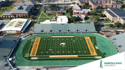 Download Football field Aerial Photo two