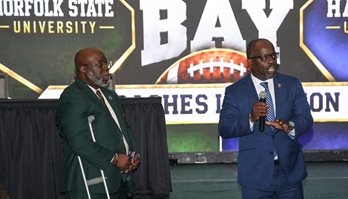 photo of both University Advancement VPs