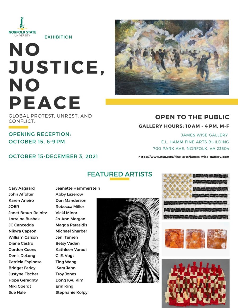 No Justice, No Peace flyer