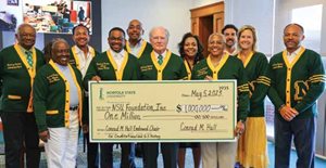 conrad hall massive financial donation to the school