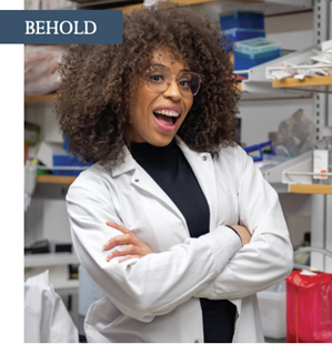 photo of Dr. Korie Grayson in a lab