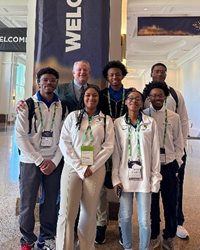 NSU engineering technology students in Las Vegas